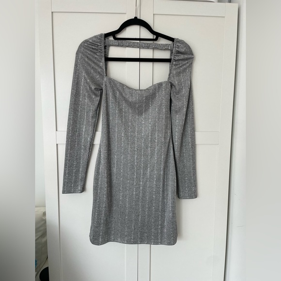 NBD Gray Longsleeve Dress - New - Picture 2 of 3